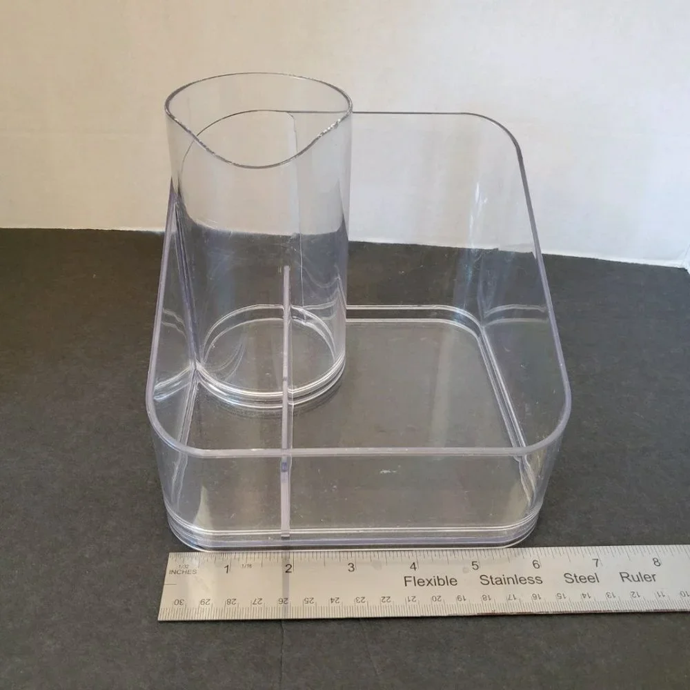 Bathroom Organizer or Desk Organizer- Clear Plastic